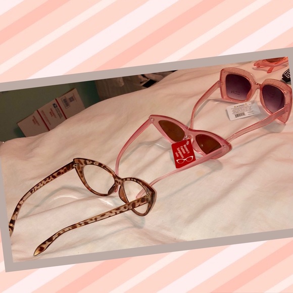 ❌Sold out📍Cute fashion fun trendy glasses 4less $ - Picture 8 of 8